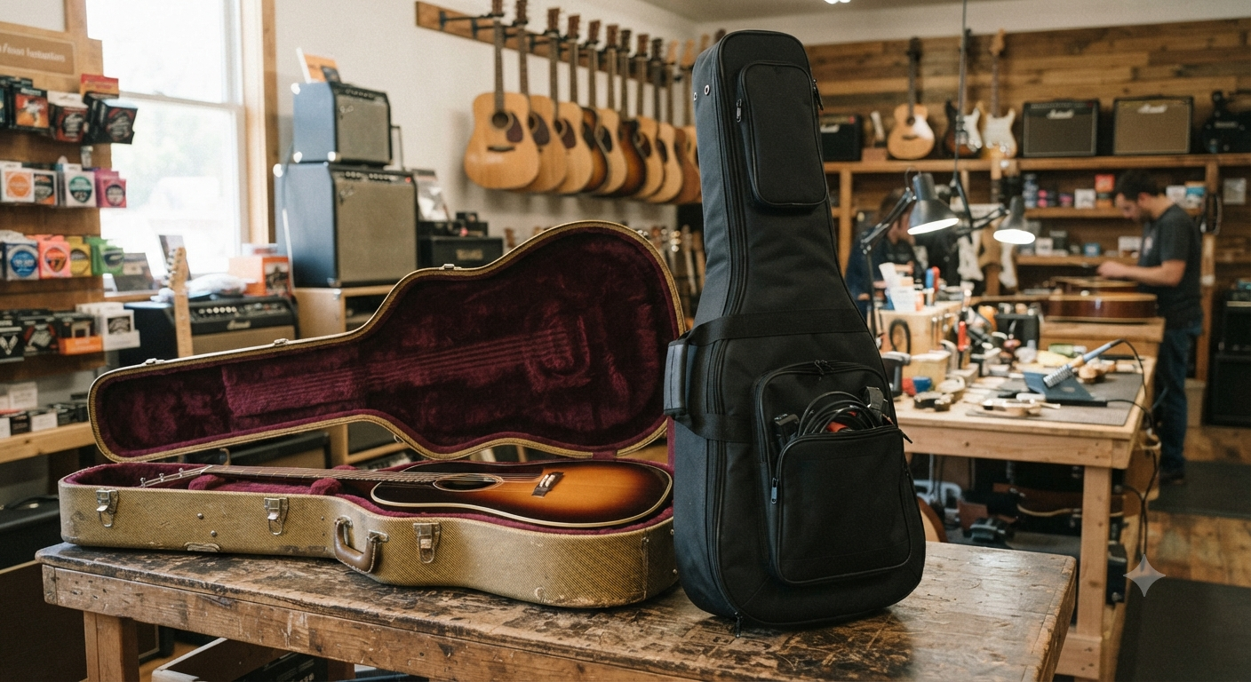 Loại thùng guitar: Hardcase hay Gig Bag?